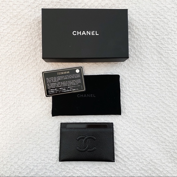 CHANEL Accessories - CHANEL Caviar Card Case